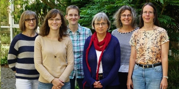Das Bild zeigt die Presiträgerinnen. V.l.n.r.: Jolanta Klimek, Emina Wild, Ursula Bonifas, Birgit Kegel, Beate Krämer und Heike Behrensdorf-Nicol
