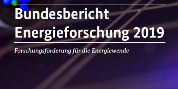 Titelmotiv Bundesbericht Energieforschung 2019