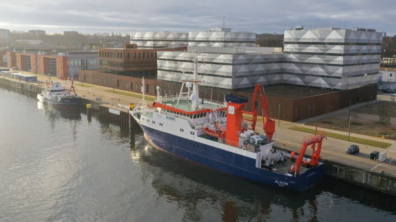 © Sarah Uphoff Das Bild zeigt das Forschungsschiff ALKOR in Kiel.