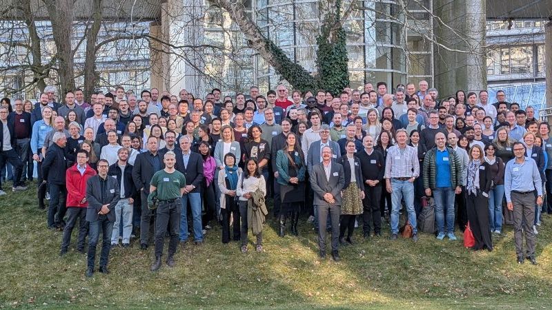 Das Bild zeigt eine Animation der fertig gebauten Forschungsfertigung Batteriezelle (FFB) in Münster.