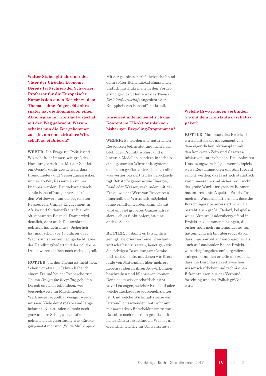 Vorschau Geschäftsbericht 2017 Seite 19